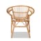 Baxton Studio Adrina Modern Bohemian Natural Brown Rattan Dining Chair 210-12713 - alternate 2